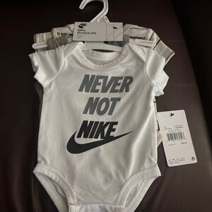 Nike White and Gray Bodysuits